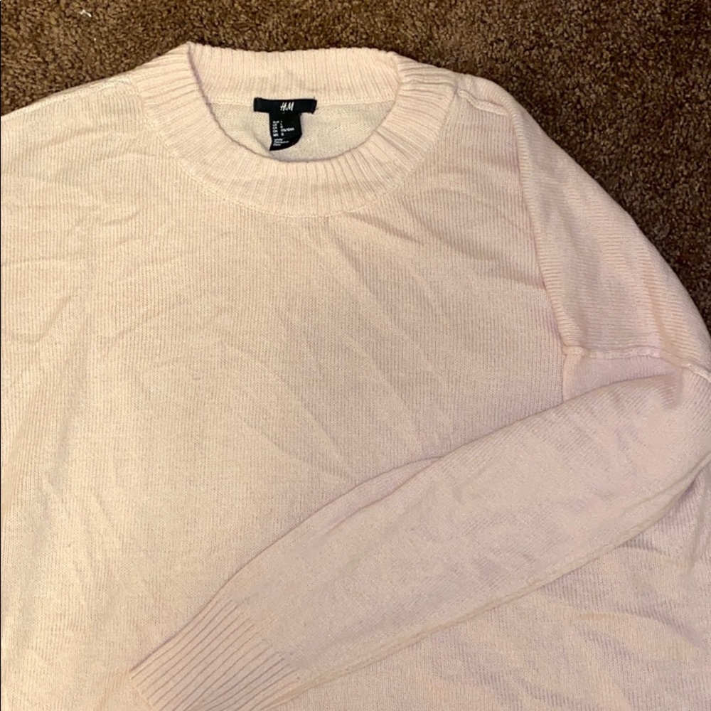 H&M blush sweater